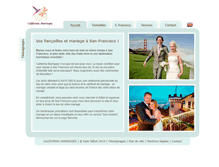 Tablet Screenshot of california-marriages.fr